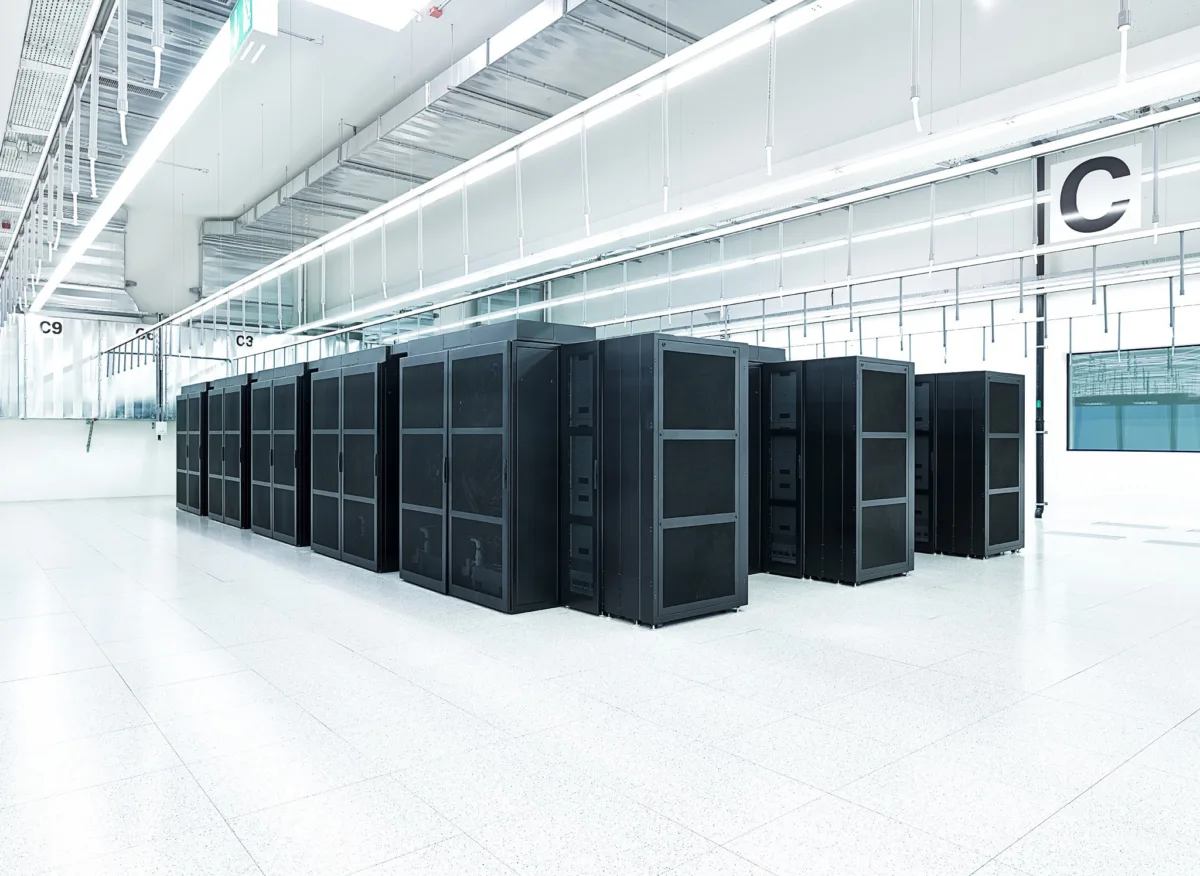 Supercomputer hall, CSCS supercomputing centre, Lugano, Switzerland, research photography by Scanderbeg Sauer
