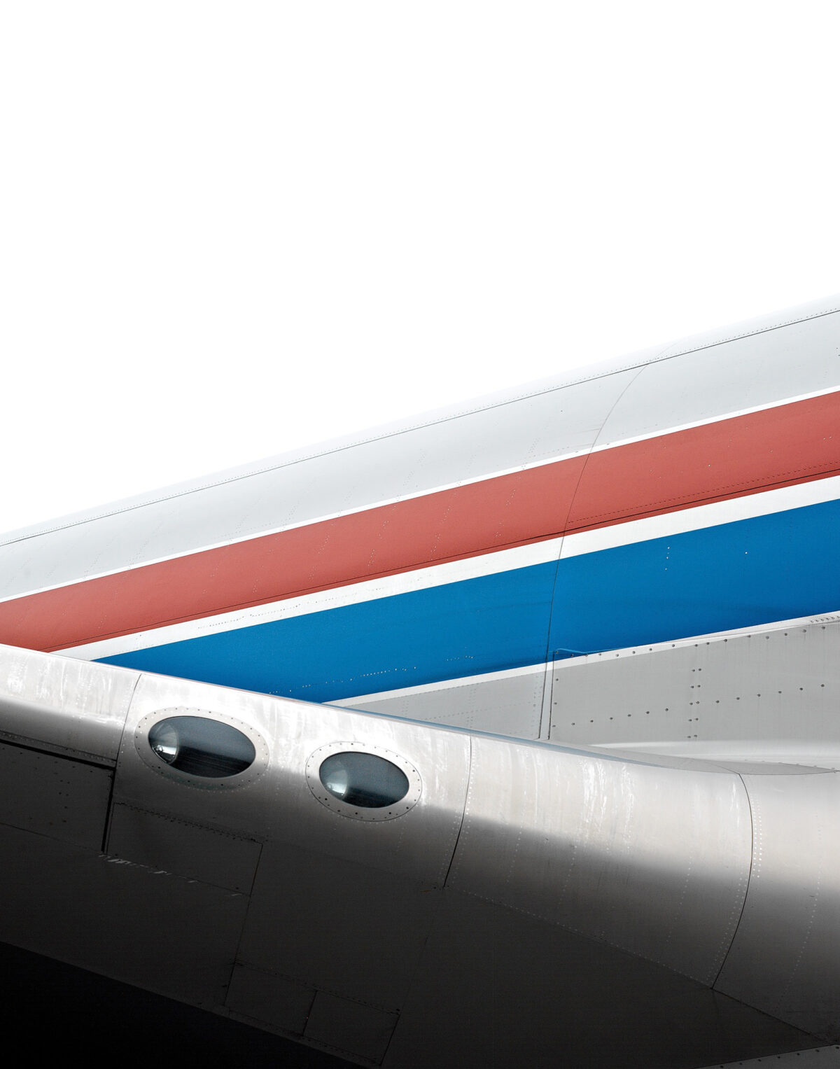 Detail of a cargo aircraft fuselage with livery, Kuehne + Nagel, Findel Airport, Luxembourg, air freight photography by Scanderbeg Sauer