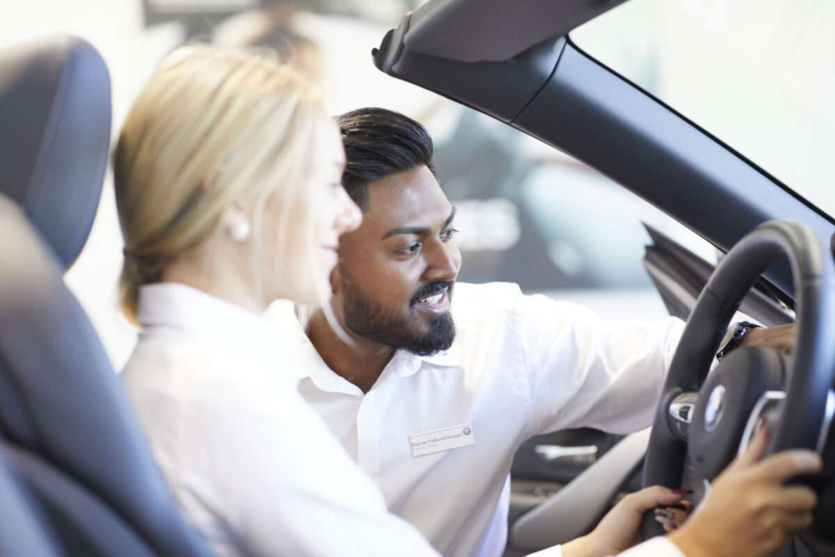 Probefahrt bei BMW Schweiz, Unternehmensfotografie von Scanderbeg Sauer
