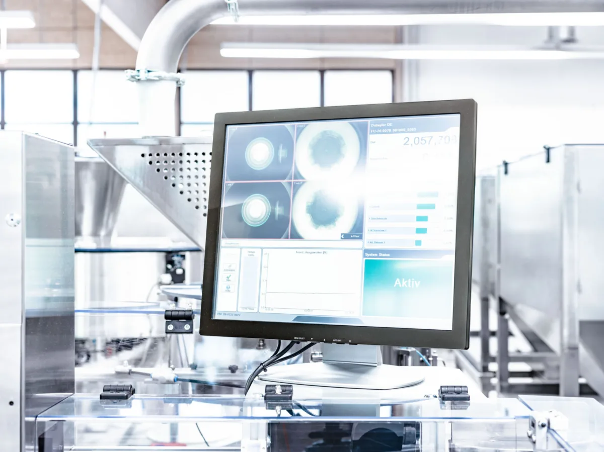 Machine control display, Datwyler, Alken, Belgium, industrial photography by Scanderbeg Sauer