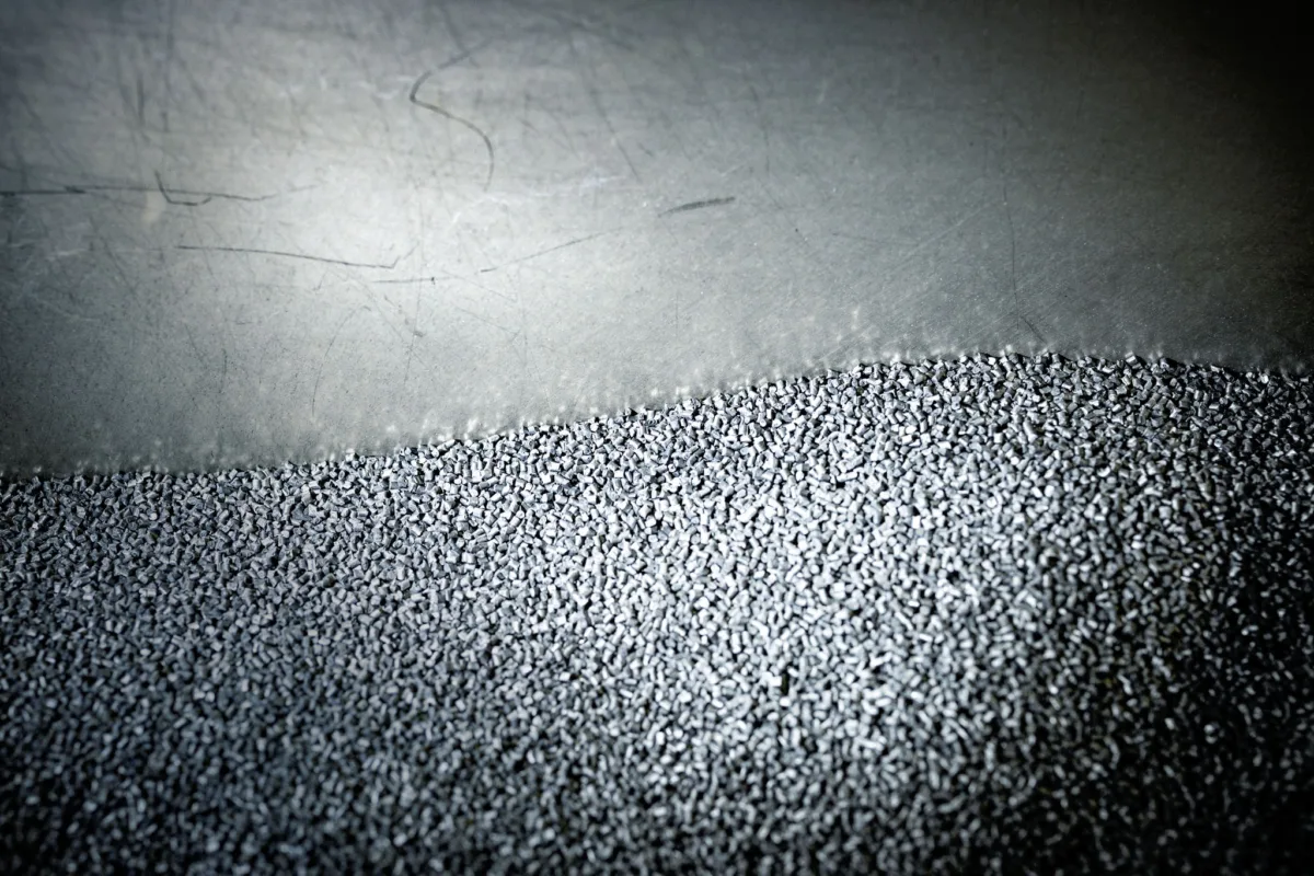 Materialdetail einer Oberflächenstruktur bei Harting Biel, Industriefotografie von Scanderbeg Sauer