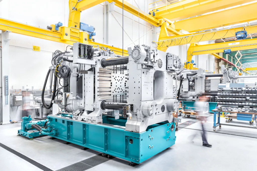 Production machine at Bühler Group, Swissmem, Association of MEM Industries, Switzerland, industrial photography by Scanderbeg Sauer
