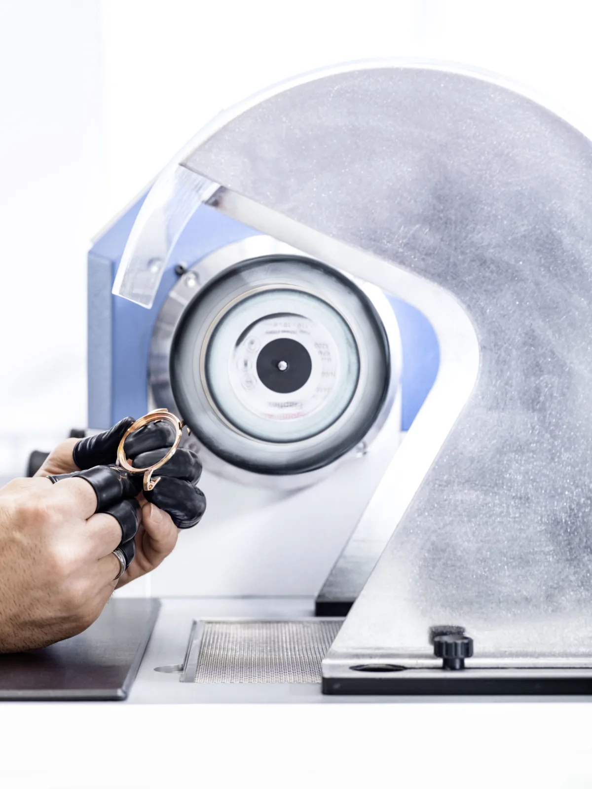 Watchmaking photography, Audemars Piguet Code 11.59 case hand-finishing, Le Brassus, by Scanderbeg Sauer