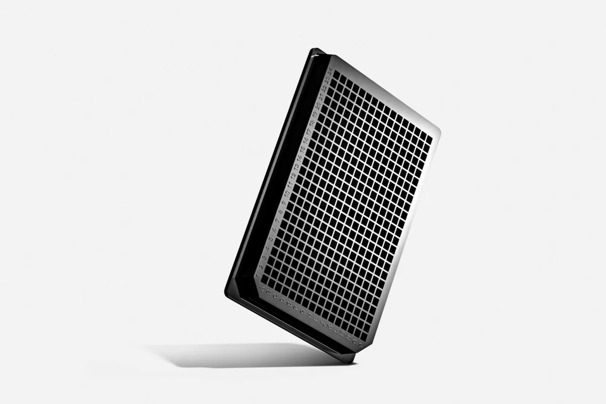 Photorealistic CGI of a laboratory microplate, Clariant, Switzerland, industrial photography by Scanderbeg Sauer