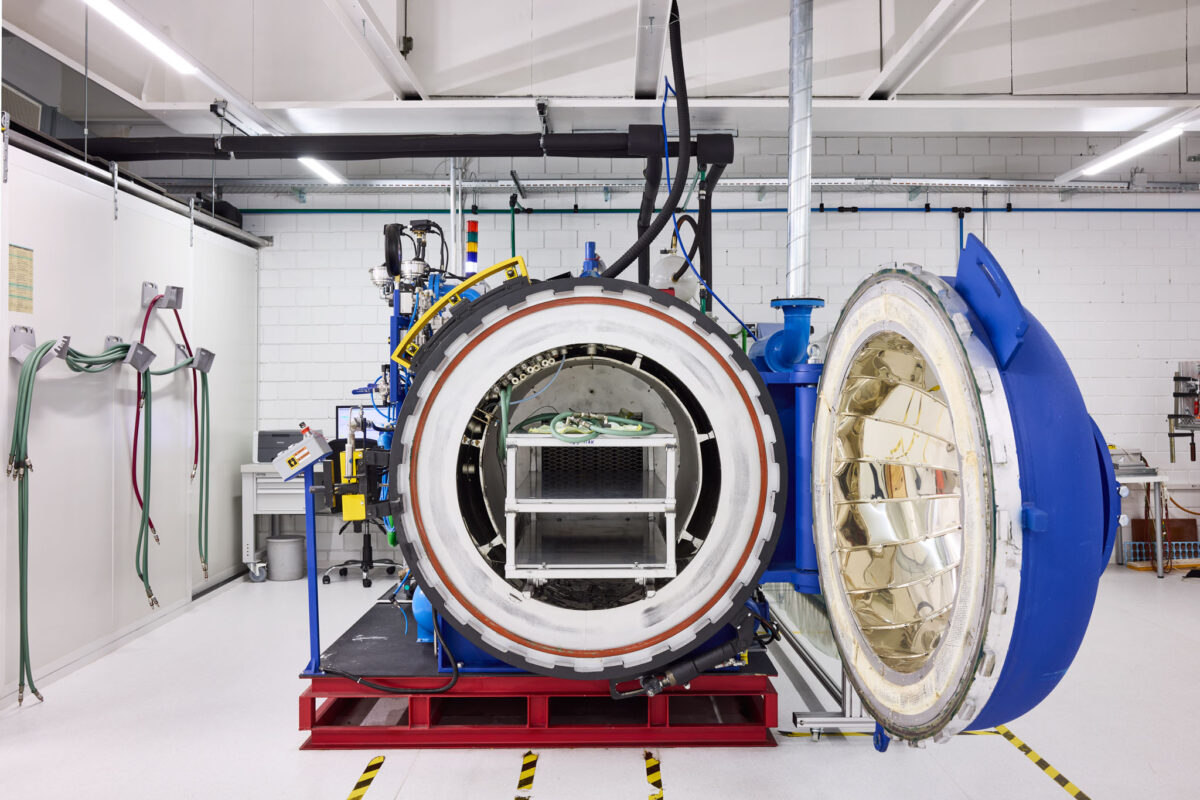 Autoclave oven for carbon fibre curing, Richard Mille, Lausanne, Switzerland, industrial photography by Scanderbeg Sauer