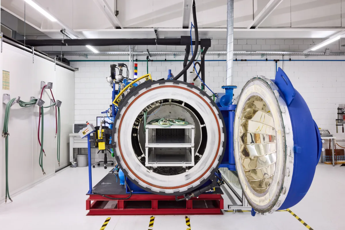 Autoclave oven for carbon fibre curing, Richard Mille, Lausanne, Switzerland, industrial photography by Scanderbeg Sauer