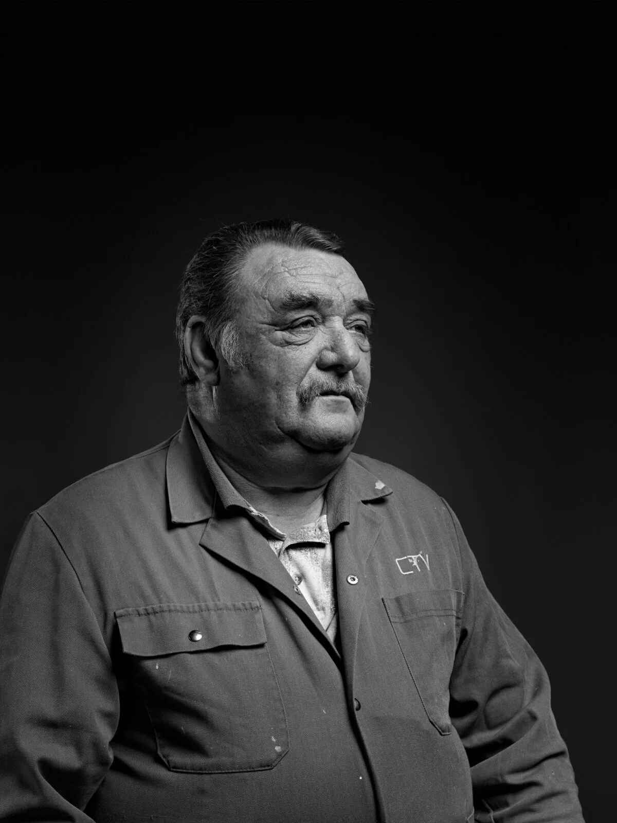 Portraits of former Chavalon power station employees, photographed by Scanderbeg Sauer